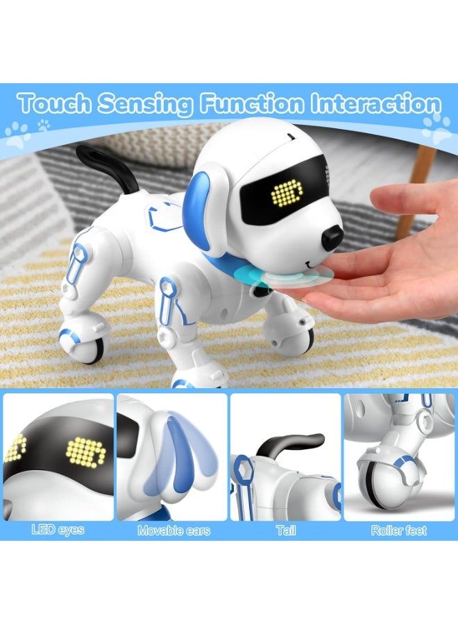 Robot Dog Toys for Kids 8 9 10 11 12, Remote Control Dogs, Robot Dog for Kids 8-12, Pet Robotic, Electric Dog Toy, Robotic Dogs, Toys for 5 6 7 8 9 10 11 12 Years Old Boys Girls, Blue, Y878 - Image 4